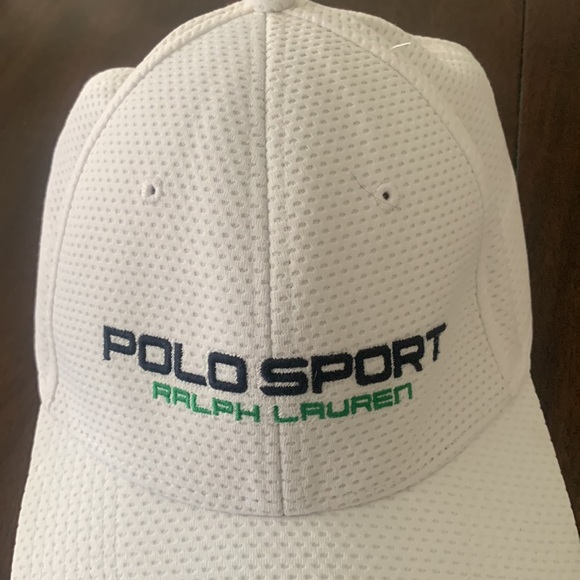 Polo Sport Fitted Spandex White Hat - Picture 2 of 7